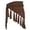 Dark Brown, variant on Knit Triangle Shawl With Fringe, Soft Warm Wrap Scarf, Versatile Neck and Waist Accessory for Casual and Themed Events