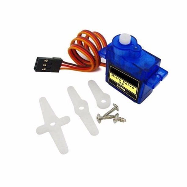 Seitruly Pieza reemplazada de Servo pequeño 5X, accesorios mejorados, instalación práctica, reemplazo profesional de plástico, modelo a Videojuegos y accesorios SG-90 normales
