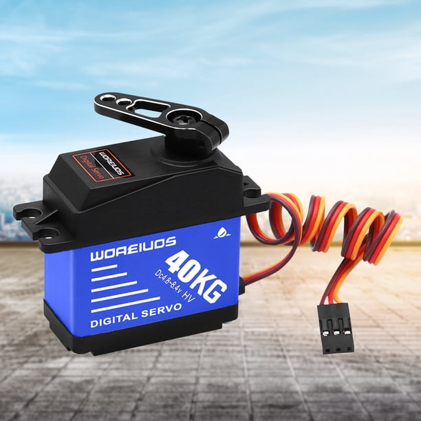 Digital Servo Cobre Aluminio Metal Gear Max Speed 0.11sec para RC Airplane Robot