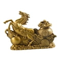 thumbnail image 2 of Escultura de animal, estatua de caballo, obra de arte, decoración, artesanía, regalo, adorno de mesa Estilo A, 2 of 9