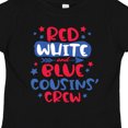 thumbnail image 4 of Inktastic Cousins Crew Red White and Blue 4th of July Boys or Girls Toddler T-Shirt, 4 of 5