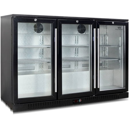 Kingsbottle 383-Can Black Beverage Fridge