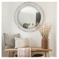 thumbnail image 3 of 24'' Round Mirror, Wood Circle Mirrors, Boho Mirrors, Decorative Wall Mirror, Farmhouse Beads Circle Mirror, Rustic Vanity Mirror, Distressed Mirror for Bedroom, Bathroom Living Room Entryway, 3 of 9
