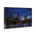 thumbnail image 2 of Stupell Industries Rustic Lodge Brooklyn Bridge at Night Black Framed Giclee Art, 18 x 12, by Tim West, 2 of 8