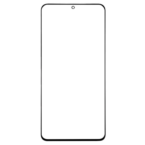 Replacement Front Top Glass Outer Screen Glass Lens For Samsung Galaxy S20 5G - Black