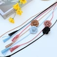 thumbnail image 6 of YooGuoGuo Women Braided Waist Belt Bohemian Woven Waist Rope Flower Tassels Waist Accessories for Dress, 6 of 6