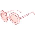 thumbnail image 1 of Gafas de sol para niños con diseño de flores redondas y lindas gafas de sol para niños pequeños UV 400, 1 of 5