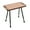 almond color, variant on Small Outdoor Folding Tables Portable Desk Camp Tables Compact Camping Desk Utility Folding Tables
