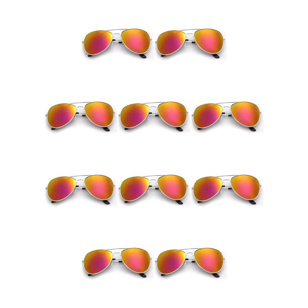 Sonducket Gafas de sol clásicas individuales de alto rango diferentes cómodas mano de obra fina gafas redondas de nuevo estilo dorado + rojo Oro + Rojo 10piezas Sonducket CBP275238