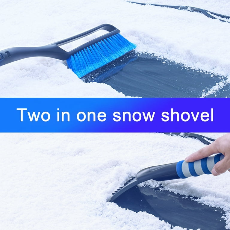 Snow MOOver Snow Moover 39 Extendable Snow Brush with Squeegee, Ice Scraper  & Emergency Snow Shovel, Foam Grip, Auto Snow Brush, Auto Ice Scraper