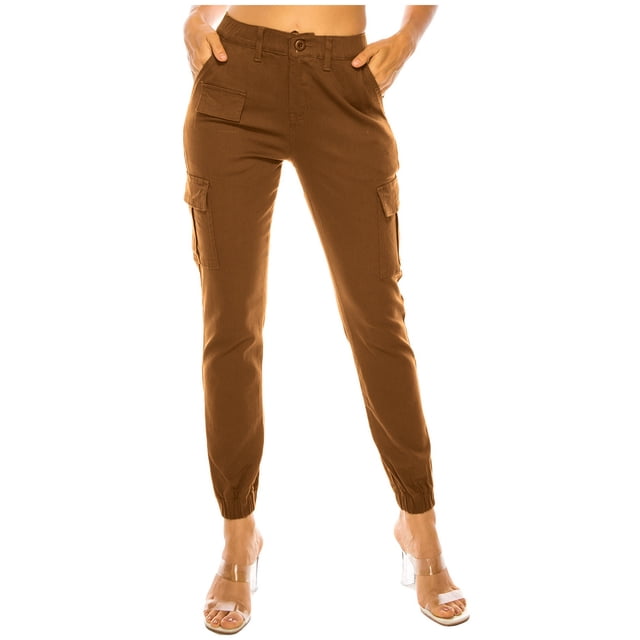 Besolor Pantalon Cargo Taille Basse Slim Jogger pour Femmes Doux Décontracté Confortable Lounge Randonnée Sweatpants pour Femmes