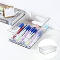 thumbnail image 3 of Cheers.US Refrigerator Organizer Bins, Organizer Bins Stackable Fridge Organizers with Cutout Handles for Freezer, Kitchen, Countertops, Cabinets - Clear Pantry Food Storage Rack, 3 of 7