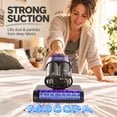 thumbnail image 3 of FEPPO Mattress Vacuum Cleaner, 16KPa Bed Vacuum Handheld with UV-C Light, 40,000 BPM High-Frequency Tapping, 140°F Hot Air, HEPA Filter for Mattress Sofa Crib (Black), 3 of 9