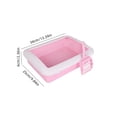 thumbnail image 3 of Litter Box for Cats,Cat Litter Box,Open Top Spatter Proof Cat Litter Box, Thickened Plastic Cat Toilet, for Small Medium Cats Anti Splashing Easy Clean(MulticolorB), 3 of 6