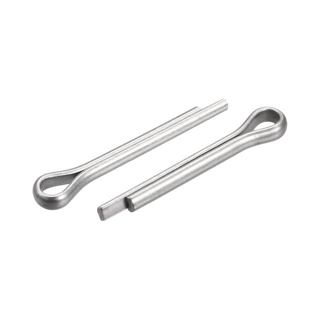 Unique Bargains Pince à Goupille Fendue 2x12mm 316 Raccord de Fixation à Clip en Acier Inoxydable, Argent 30Pack