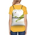 thumbnail image 4 of Rocae Hunting Frog for Drawstring zipper Backpack Gym Backpack Bag for Men and Women, 4 of 6