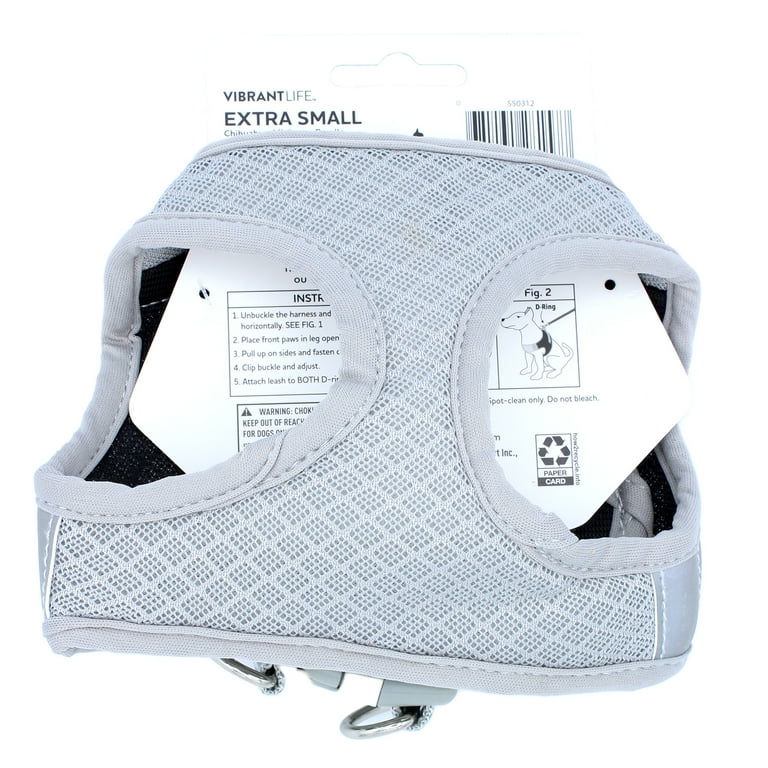Vibrant Life Dog Harness, Black, (XS) - Walmart.com