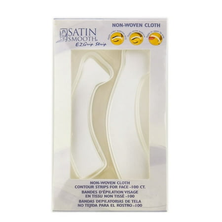 Satin Smooth Non-Woven Cloth Contour Strips For Face ( 100 Strips)