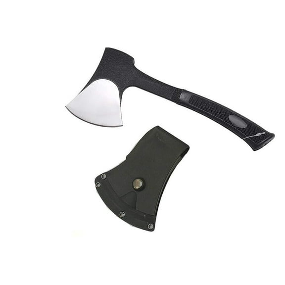 11" Black Tactical Axe With Sheath 5584