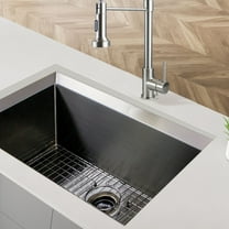 Transolid Puss331911 Studio 33" Undermount Single Basin Stainless Steel Kitchen Sink - PVD