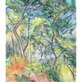thumbnail image 2 of Cezanne, Paul 15x17 Gold Ornate Wood Framed with Double Matting Museum Art Print Titled - Sous-Bois, 2 of 4
