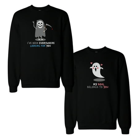 Death Eater And Ghost Couple Sweatshirts Halloween Matching