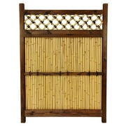Oriental Furniture 4 ft. x Oriental Furniture 3 ft. Japanese Bamboo Zen Garden Fence
