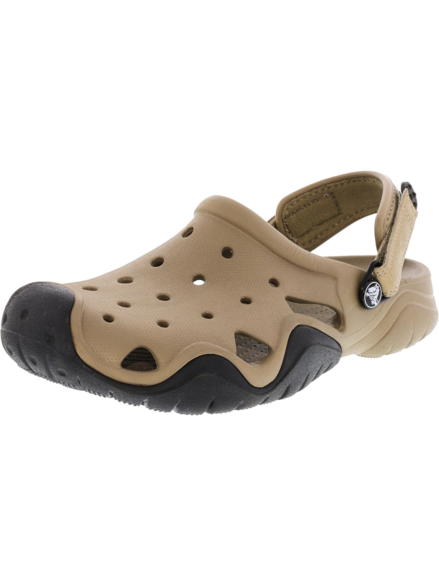 Crocs Crocs Men's Swiftwater Clog Khaki / Black AnkleHigh Rubber