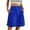 Dark Blue, variant on Womens Summer Casual Shorts High Waisted Wide Leg Pants with Button Detail Solid Color Outdoor Hiking Shorts for Travel Lounge Wear and Daily Comfort