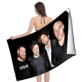 thumbnail image 4 of FALL OUT BOY Toalla de playa de secado rápido con diseño temático, regalo para mujeres y niñas, ideal para cumpleaños, fans, amantes de la música, uso en la playa o al aire libre,78*160cm, 4 of 6