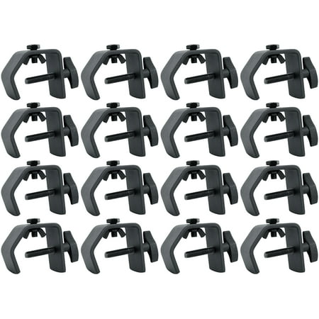 16) Rockville LC70 Heavy Duty C Clamps Mount Light Up to 70 LBS, Adjustable Knob
