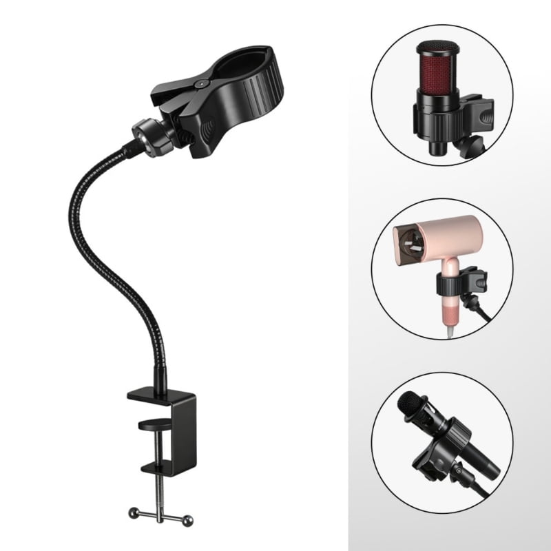 Flexible Gooseneck Microphone Stand Arm 4 Optional Lengths for Precise Stable