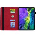 thumbnail image 2 of iPad 10th Generation Case 10.9 inch 2022, TECH CIRCLE 3D Embossed Mandala PU Leather Flip Folio Stand Wallet Cover with Pencil Holder Card Pockets for Apple iPad 10th Generation 10.9 Inch,Red, 2 of 6