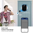 thumbnail image 7 of BEBASIA Smart Fingerprint Door Lock with Handle Set, Full App Control, Keyless Entry Door Lock, Electronic Digital Touchscreen Keypad, Deadbolt Smart Locks for Front Door, Auto Lock, Satin Nickel, 7 of 7