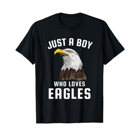 Just a Boy Who Loves Eagles T-Shirt
