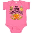 thumbnail image 3 of Inktastic My First Thanksgiving Autumn Birds, Pumpkin Boys or Girls Baby Bodysuit, 3 of 5