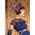 thumbnail image 2 of Cuadros Decorativos Lady 5D bricolaje ronda completa taladro diamante pintura mosaico abalorios decoración (IH771) Likrtyny  embutido en tela, 2 of 9