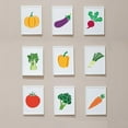 thumbnail image 5 of 10pcs Vegetables Stencil 6×6inch Farm Vegetable Drawing Stencil with Painting Brush Reusable Pumpkin Eggplant Tomato Carrot Radish Painting Stencils for Wood Canvas Paper Fabric Wall, 5 of 9
