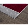 thumbnail image 4 of Lbaiet SL973R81 Red Verena Geometric 8 x 10 ft. Rectangle Area Rug, Red & Gray, 4 of 6