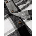 thumbnail image 6 of 5T Baby Boys Clothes 6Y Boys Fall Winter Denim Pant Set Little Boys Long Sleeve Plaid Top Jeans Pants 2PCS Set Black, 6 of 7