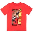 thumbnail image 2 of Jurassic World Battle Mode Boys and Girls 2-Pack Short Sleeve T-Shirt Bundle Set for Kids (Size 4-8), 2 of 9