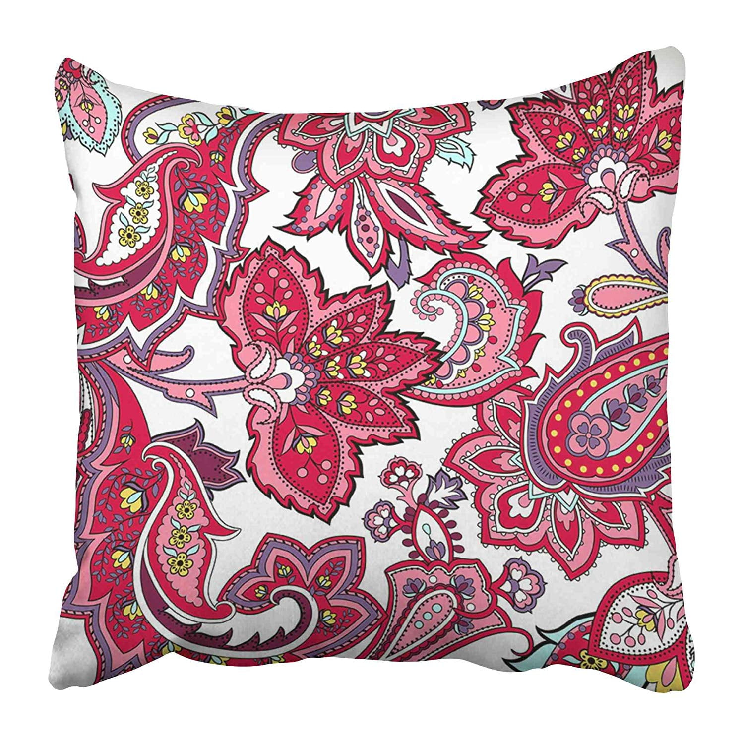 ARHOME Abstract Multicolor Paisley Bandanna Carpet Floral Luxury