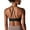 Black, variant on PISONIC Women Sports Bra Padded Cross Back Low Medium Impact Yoga Bra Workout Crop Tank Top