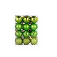 thumbnail image 1 of Bola de Navidad Monstrate 24 UNIDS Redondas de Plástico Elegantes A Prueba de agua Verde, 1 of 6