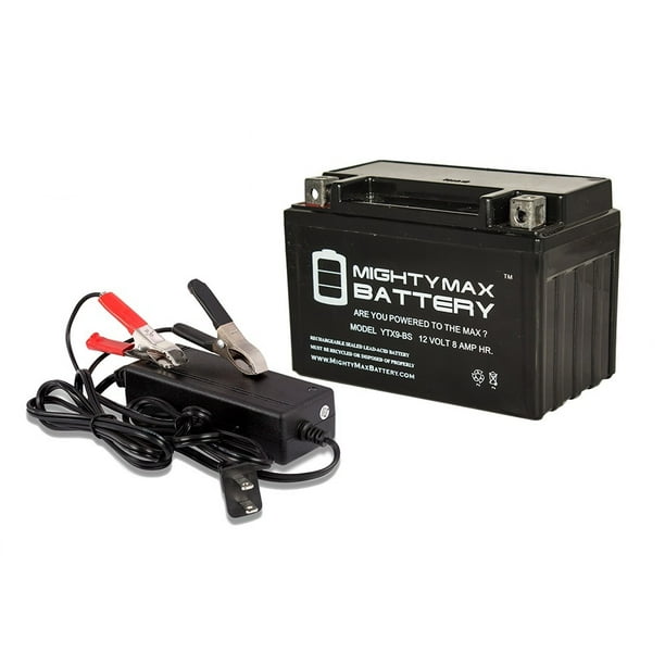 YTX9-BS Battery Replaces Kawasaki Versys 1000, LT 18 12V 2A Charger - Walmart.com