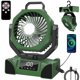 thumbnail image 1 of Ventilador de camping portátil LQTTEK con batería de 20000 mAh con mando a distancia, color verde, 1 of 7