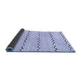 thumbnail image 2 of Ahgly Company Indoor Rectangle Solid Blue Modern Area Rugs, 6' x 9', 2 of 4