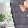 thumbnail image 4 of Yayeee Window Curtains Set of 2 for Living Room Light Filtering 63"x42", Cartoon Candy, 4 of 7