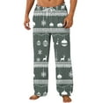 thumbnail image 2 of Xcmzpl Men' s Flannel Pajama Pants Plaid PJ Bottoms Soft Warm Cotton Lounge Sleepwear with Pockets Christmas Mens Gifts, 2 of 4