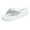 White, variant on Womens Platform Flip Flop With Arch Support Comfortable Wedge Thong Slippers Orthotic Summer Beach Sandals for Daily Walking And Travel White 36